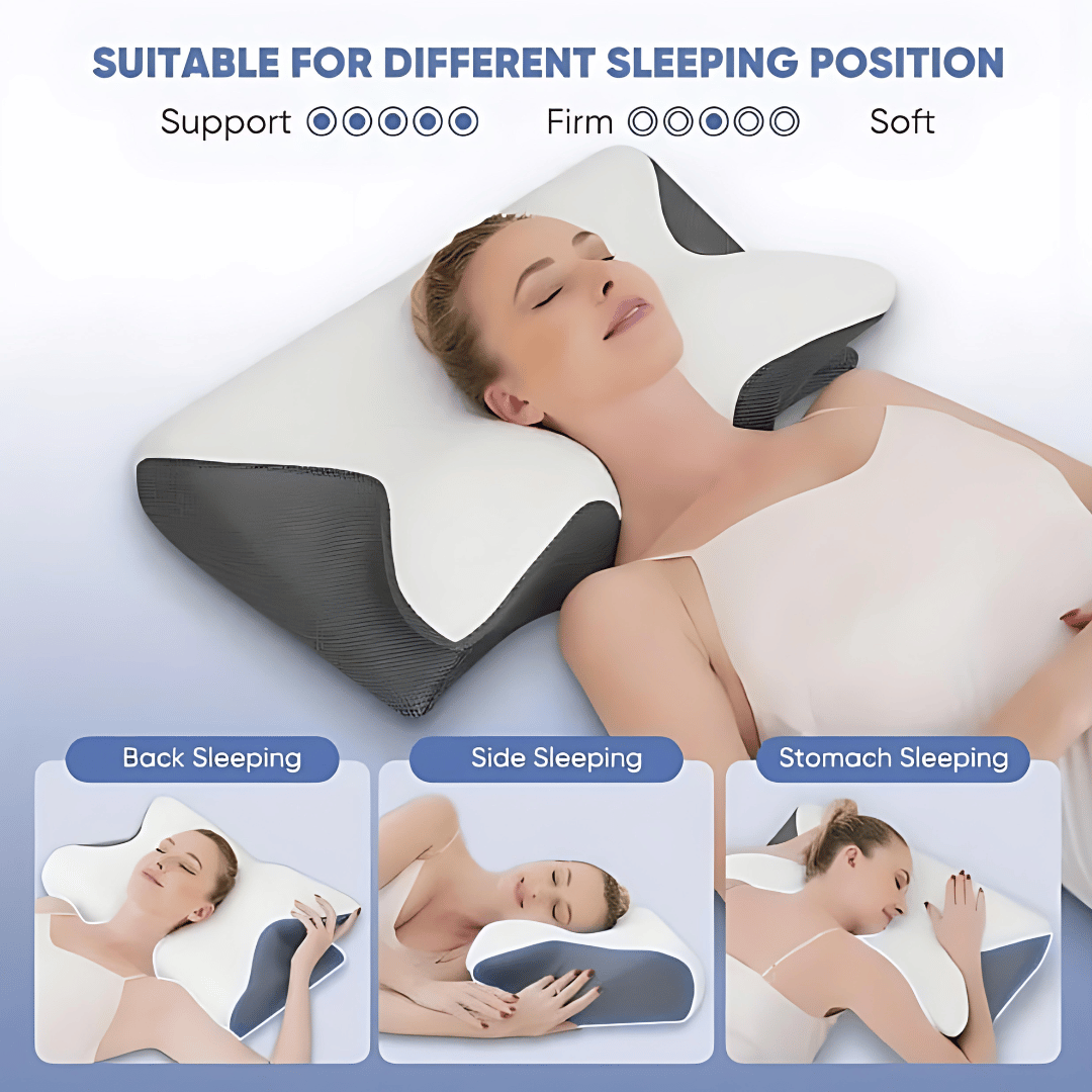 The Ultimate Pillow for Side and Back Sleepers | Wake Up Refreshed, Pain - Free in 24 Hours